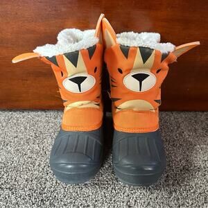 Cat & Jack Toddler Fox Snow Boots – Size 11 – Waterproof & Warm
